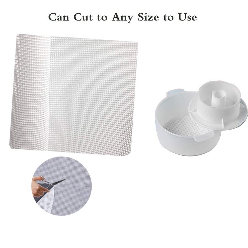Mutochy 5pcs Cheese draining/ripening mat 8â€™â€™Cheese Drying Mats Cheesemaking equipment Cheese making at home (8'') - Image 2